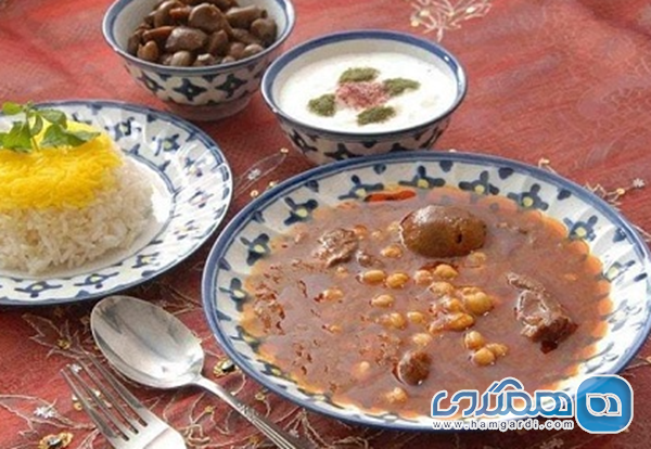 خورشت نخود آله
