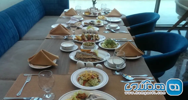 رستوران پارسه (هتل پارسیان خزر): اوج تجمل در هایات سابق
