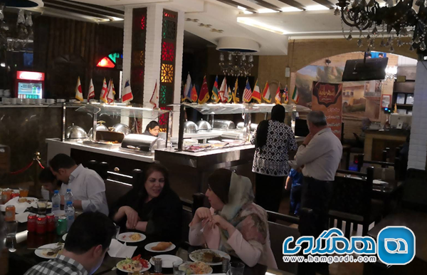 سیستم سلف سرویس و بوفه شام