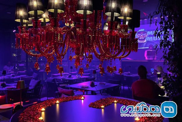 کافه رستوران گارنت؛ نمای پانورامیک بر فراز اندرزگو