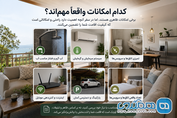 کدام امکانات واقعاً مهم اند